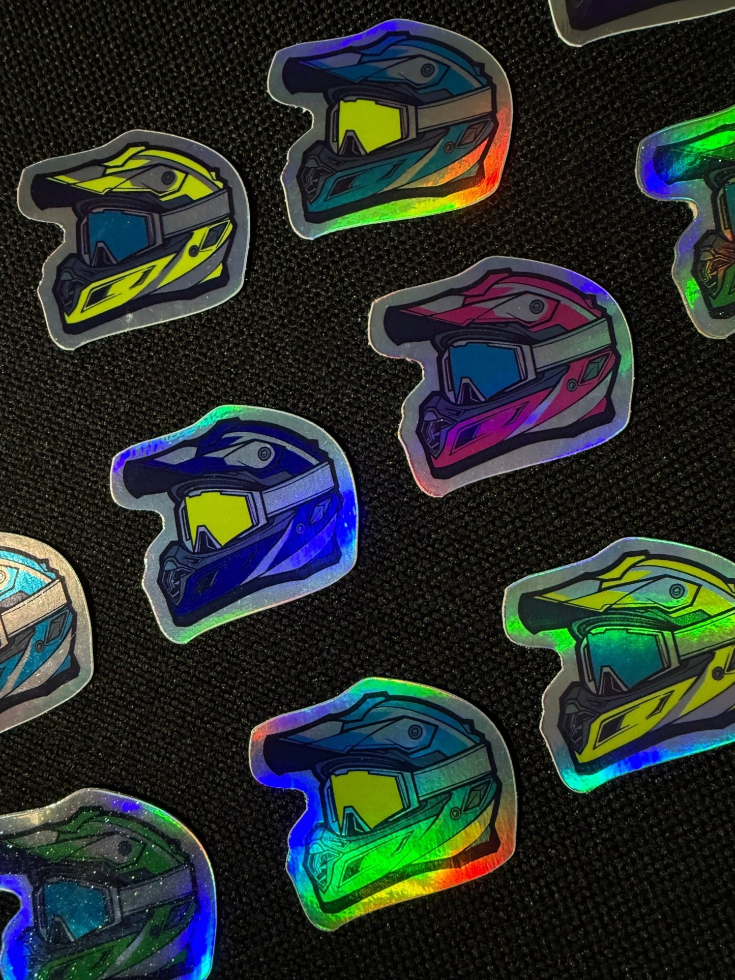 Custom Holographic Stickers – Premium Iridescent Vinyl - Omega Stickers