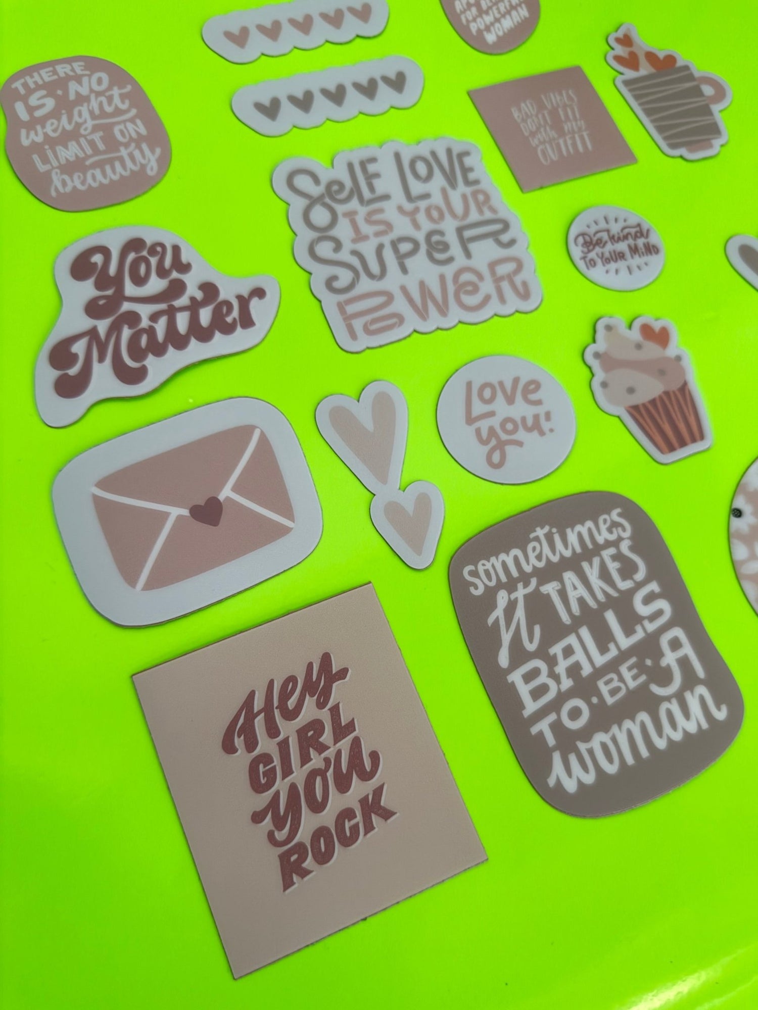 Affirmations - Omega Stickers