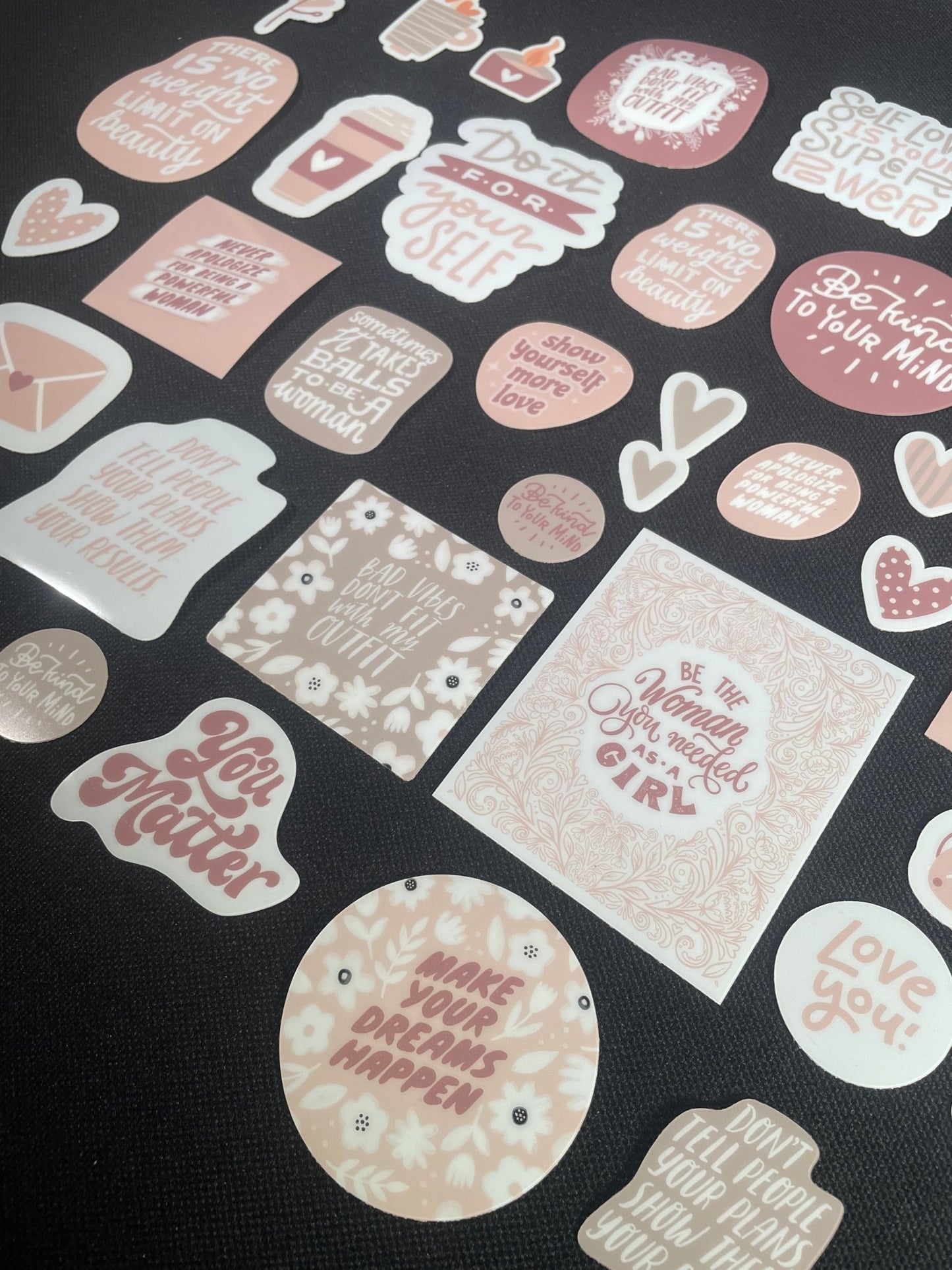 Boho Affirmation Stickers - Omega Stickers