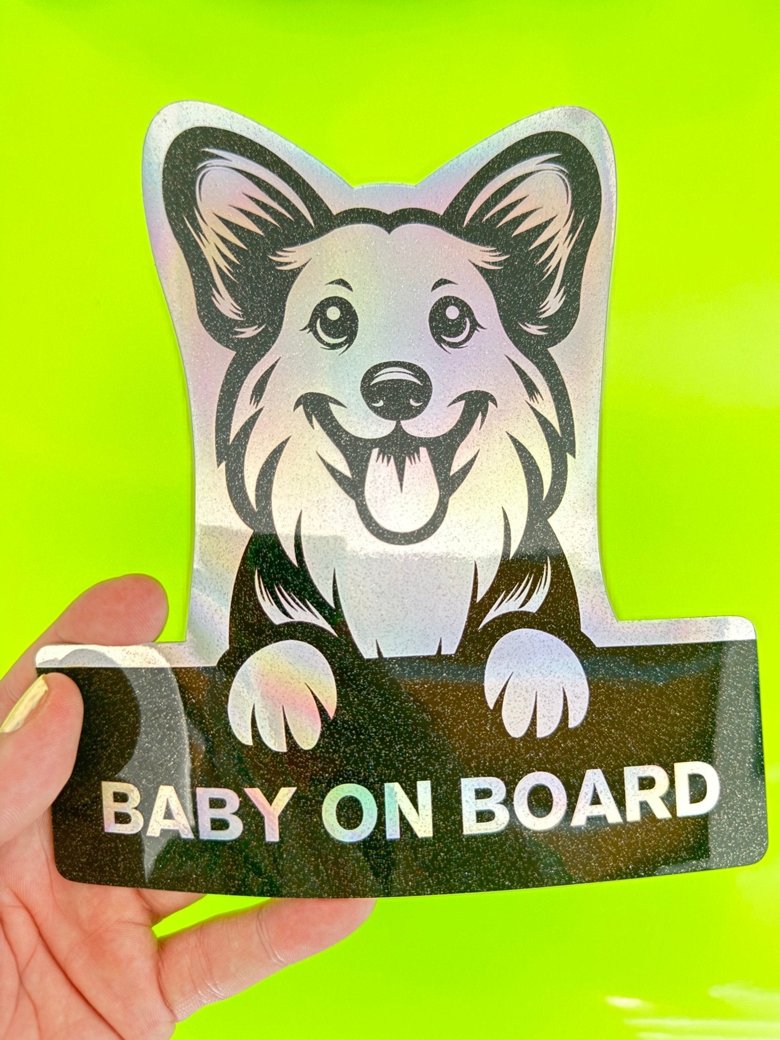 Corgi On Board - Omega Stickers