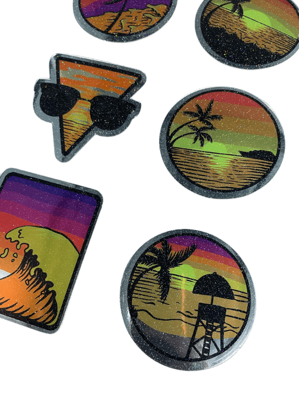 Custom Chrome Stickers – Premium Metallic Vinyl - Omega Stickers