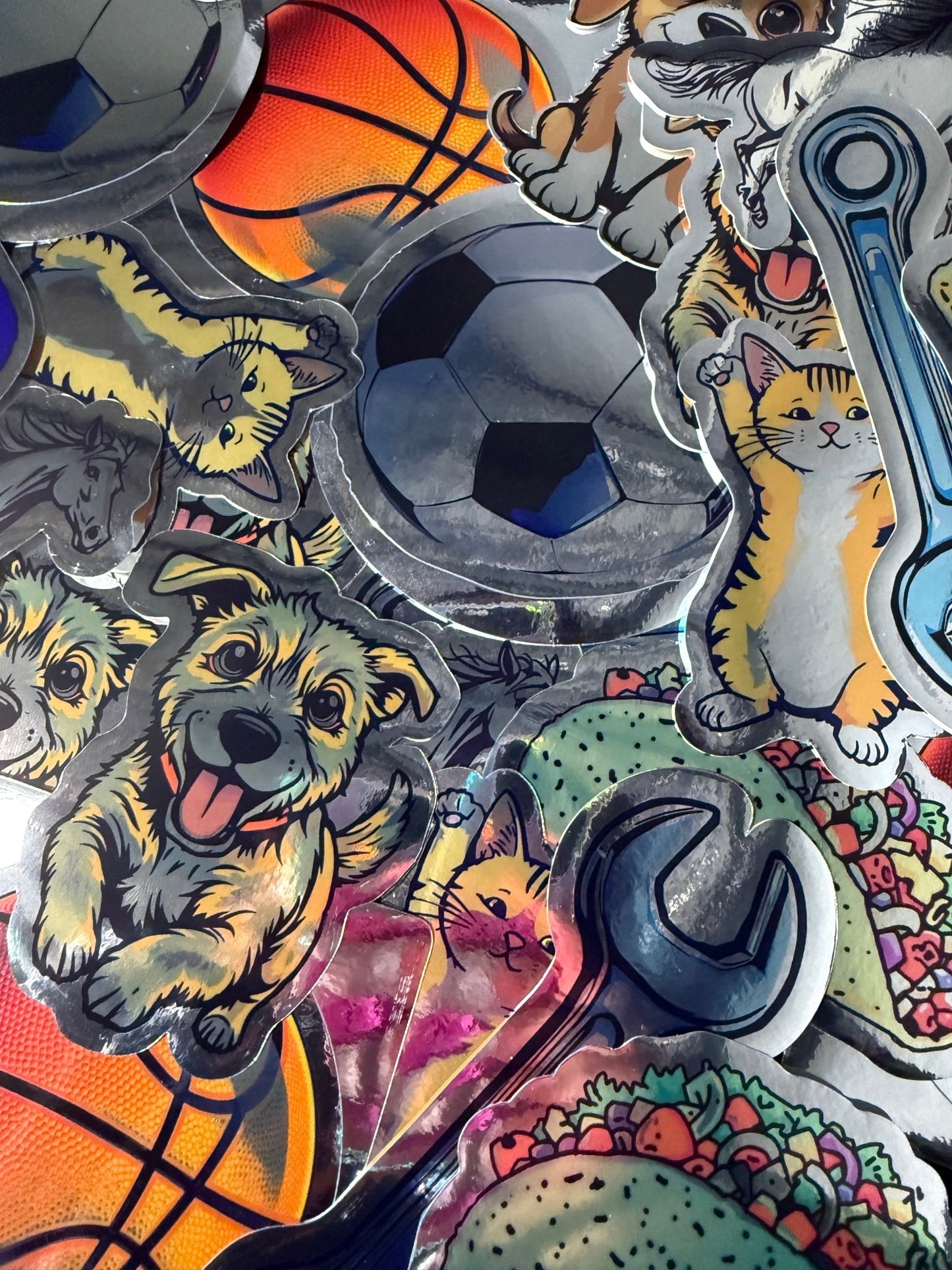 Custom Chrome Stickers – Premium Metallic Vinyl - Omega Stickers