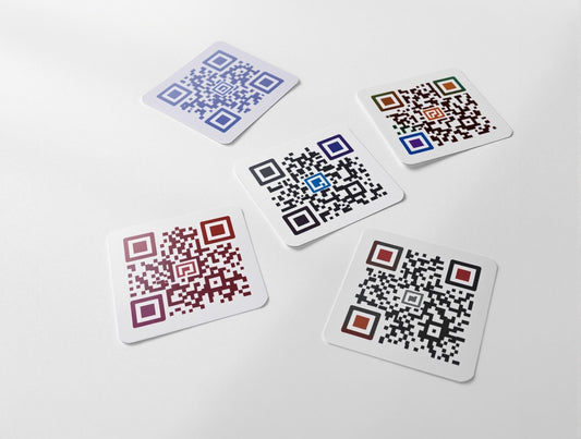 Custom QR Code Stickers – Scan & Connect Instantly - Omega Stickers