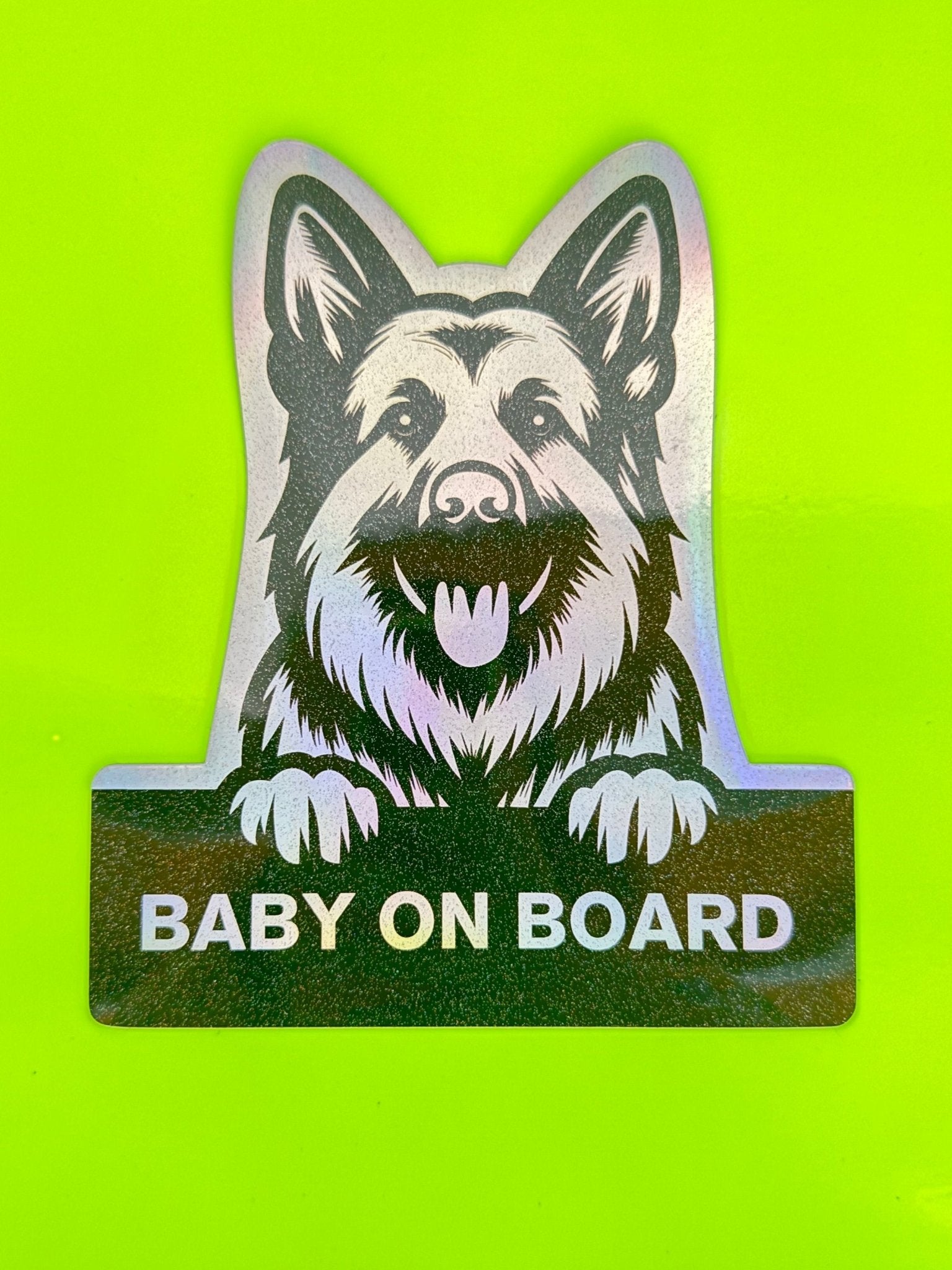 German Shephard On Board - Omega Stickers