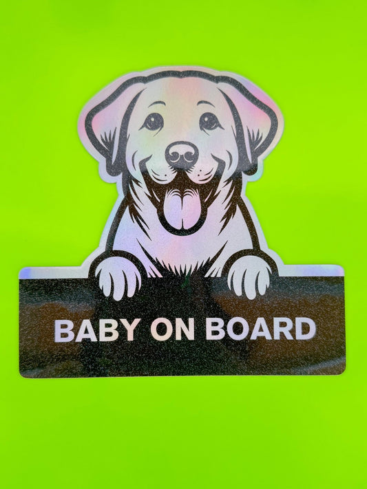 Labrador On Board - Omega Stickers