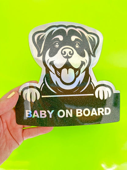 Rottweiler On Board - Omega Stickers