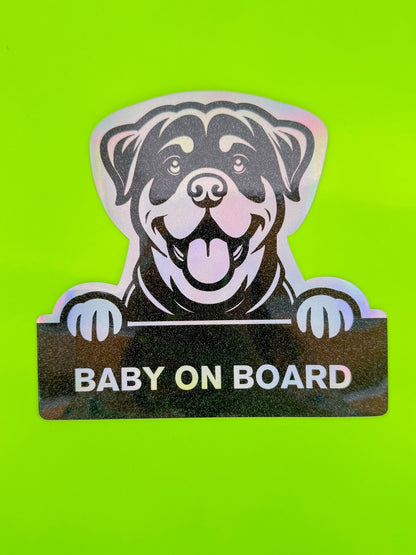 Rottweiler On Board - Omega Stickers