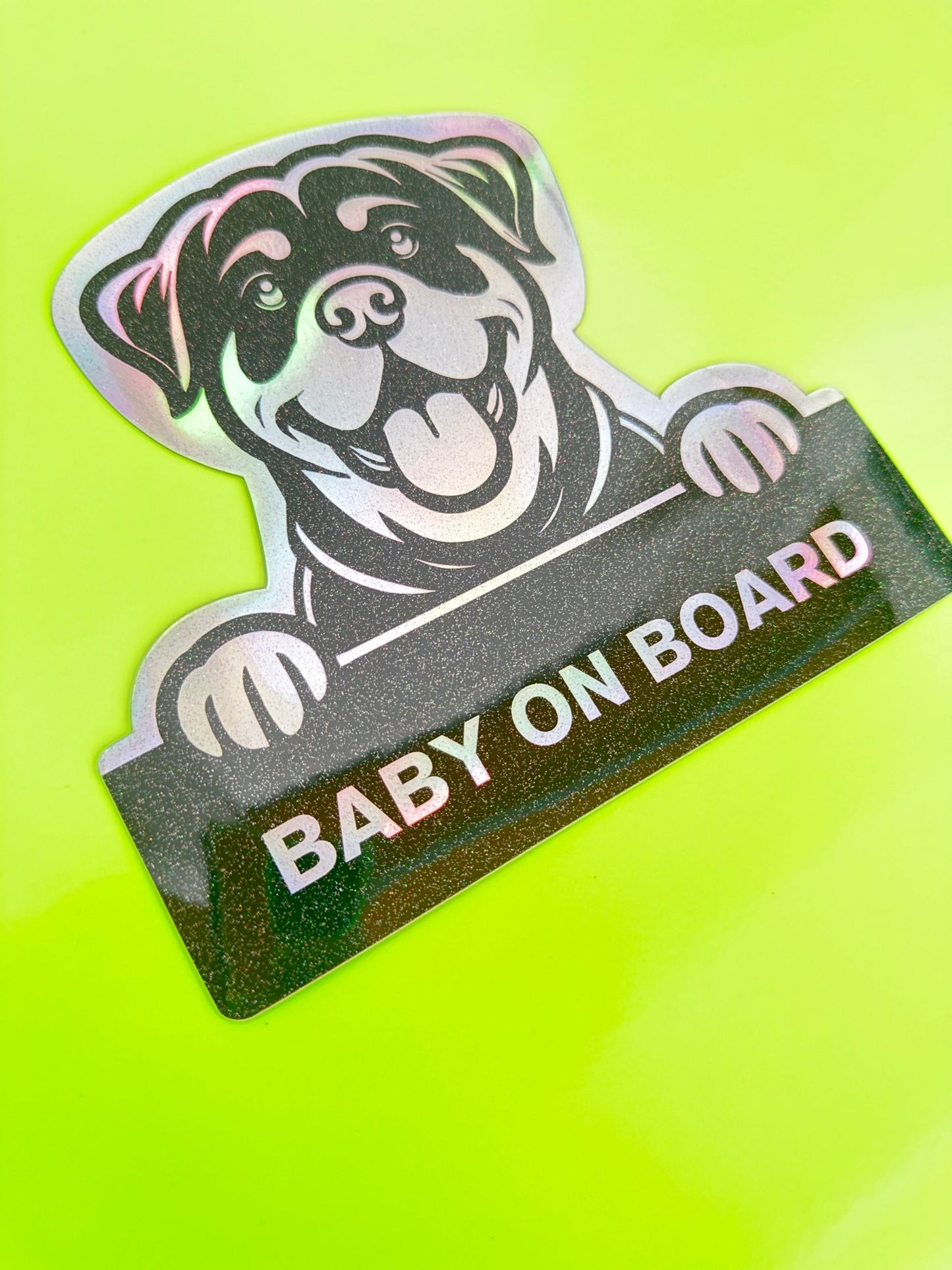 Rottweiler On Board - Omega Stickers