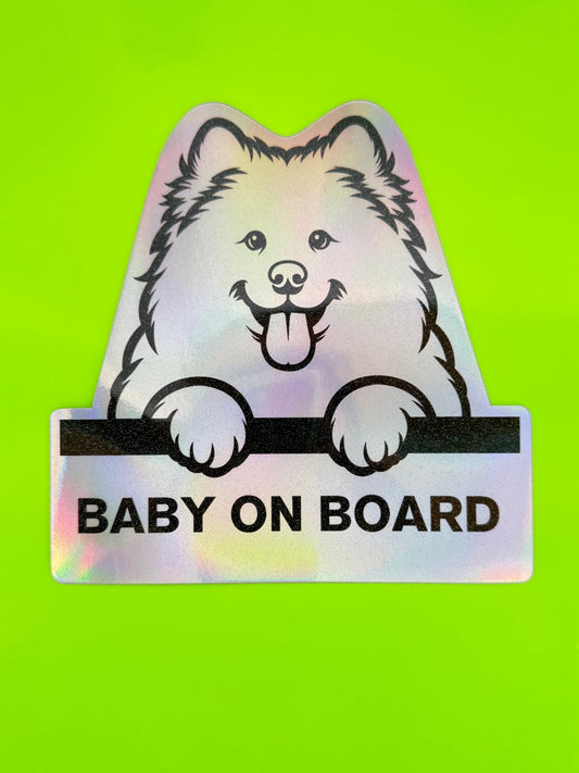 Samoyed On Board - Omega Stickers