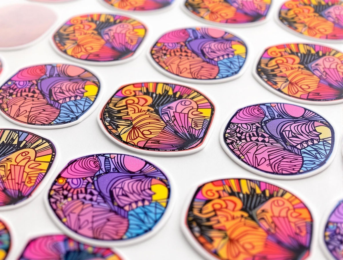 Sample Material Sticker Sample Sticker Pack – Omega Stickers